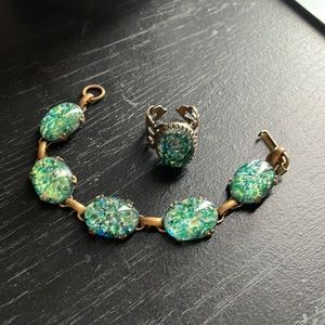 Opal Ring & Bracelet Set